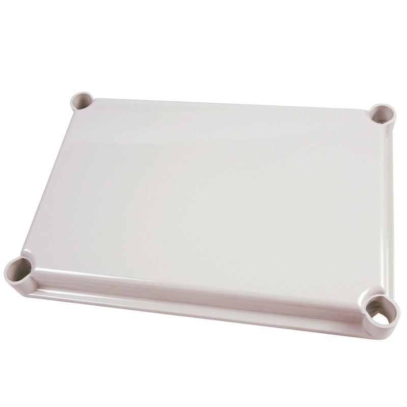 Fibox Grå Låg - 560x380x30 - 6 skruehuller