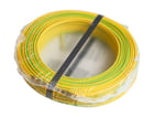 Installationsledning H07Z1-U HF 1G1,5 gul/grøn R-100