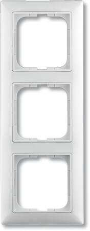 B55 RAMME, 3 MODULER, BLANK HVID