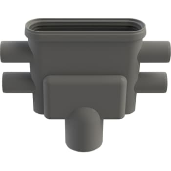 Unidrain 75 mm rendeudløb med vandlås og studs, lodret