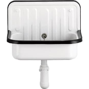 Alape AG510Ü udslagsvask 51x33 cm i hvid/sort