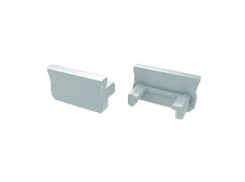 Endestykke til LED profil type A - Grå (1 stk.)