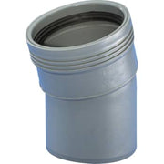 Wavin bøjning Ø110mm 15°, grå PP