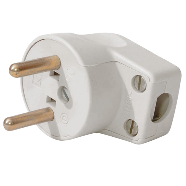 Vinkel stikprop rund grå uden jord