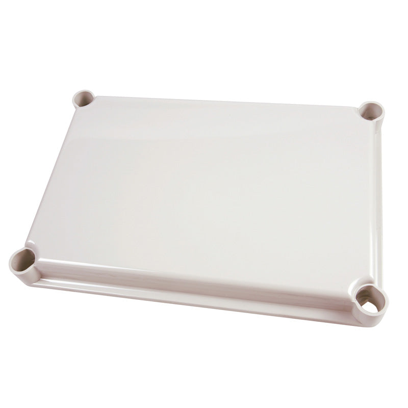 Fibox Grå Låg - 380x190x30 - 4 skruehuller