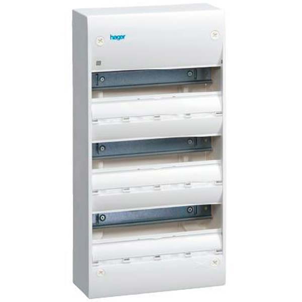 Gruppetavle 3R 39M IP30 dobbelt isoleret