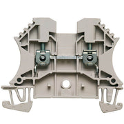 WDU  gennemgangsklemme 6mm² grå for dinskinne