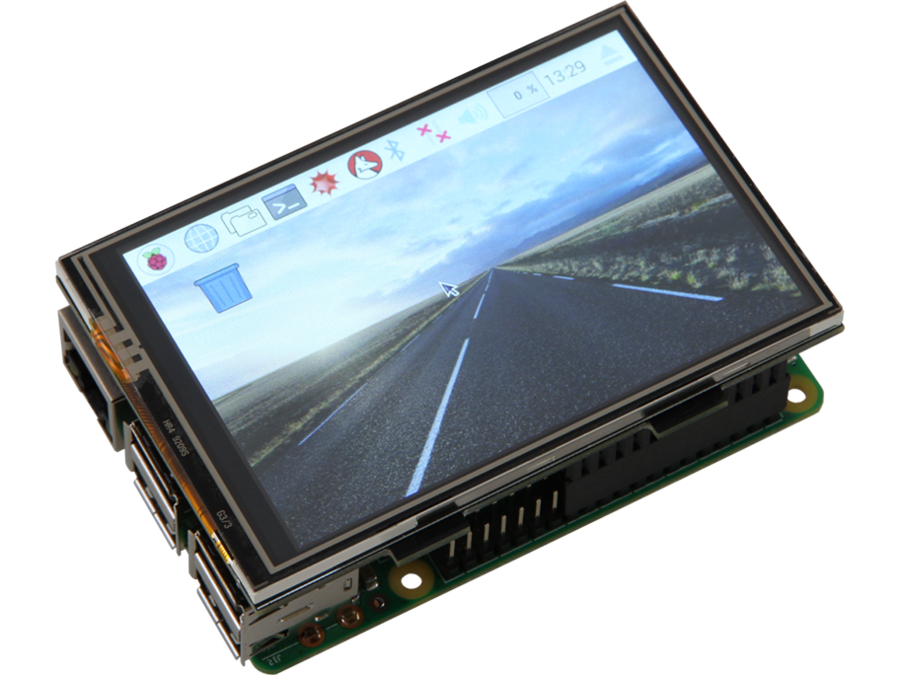 3,2" TFT LCD touchskærm til Raspberry Pi (480x320)