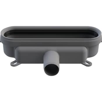 Unidrain 32 mm rendeudløb uden vandlås og studs, vandret