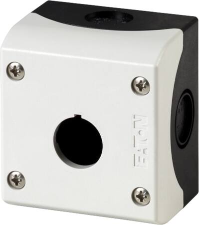 TRYKKNAPKASSE 1 HUL LYSEGRÅ