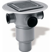 ACO 75 mm afløbsskål til smøremembran, med studs, lodret