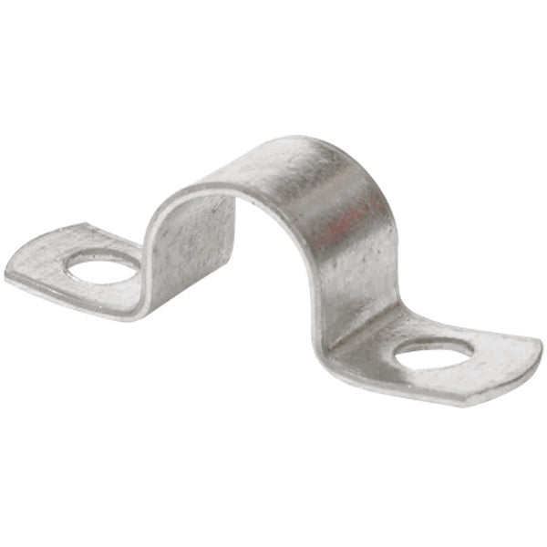 Kabelbøjle 16mm 2 lap forzinket - pr. stk.
