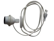 Flaskemontering komplet E27 m/2M ledning