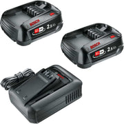 BATTERISÆT 18V 2X2,5AH M/LADER