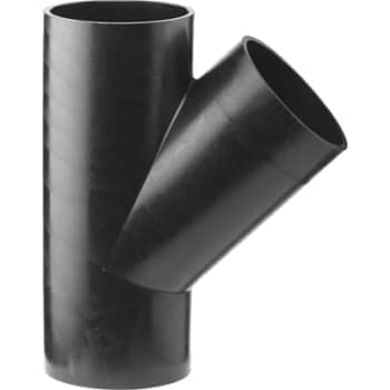 75 x 50 mm x 45° Grenrør sort PEH Geberit