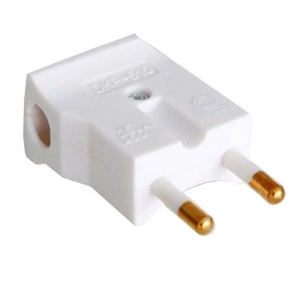 Stikprop vinkel hvid