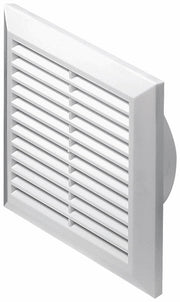 VENTILGITTER FIRKANT100MM HVI