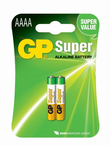 Super Alkaline AAAA 25A 1,5V 2-stk.