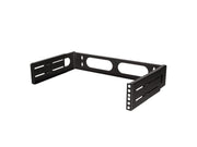 19" væg-beslag - 2U, D400mm, Sort