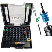 BaTo bitssæt Torsion, 1/4" x 25 mm, 49 dele