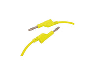 Prof. Silikone testledning, stabelbar, Gul (50cm)