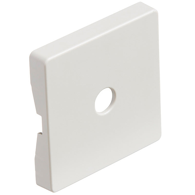 LK Fuga afdækning til lampeudtag 50x50, ny model - lysegrå