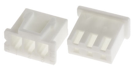 Ledning-til-print stikhus - JST XH, 3pol hun, 2,5mm