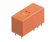 Vertikalt relæ - 230VAC / 8A, 2 x skifte (DPDT)