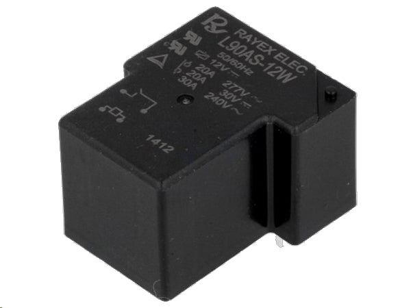 Heavy duty relæ - 12Vdc, 250Vac / 30A (SPST-NO)