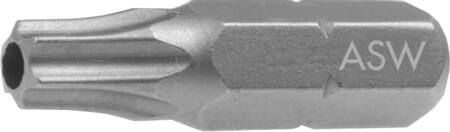 BITS TORX 40 MED BORING 25MM 1/4
