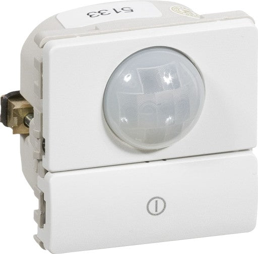 FUGA® PIR sensor m. afbryder, 10A, 1M, Hvid