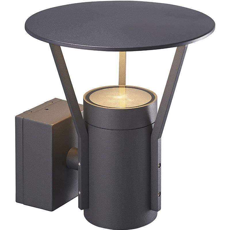 Væglampe Eklof IV Top 1x7W Grå