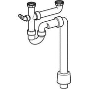 50 mm Køkkenvandlås dobbelt Geberit