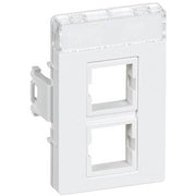 Udtag Systimax 2xRJ45 T5 hvid