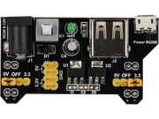 Breadboard strømforsyningsmodul - 3,3V + 5V ud