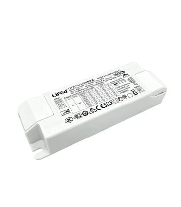 Lifud 40W DALI dæmpbar LED driver - Push dæmp og DALI, flicker free, passer til vores 29W / 36W / 40W store LED paneler