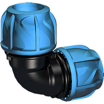 +GF+ iJOINT 63 mm vinkel 90°, PP, PN16