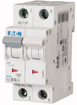 AUTOMATSIKRING B16A 1P+N 6KA 2M