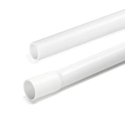 PVC Elektrisk Udvidet Rør - 20mm, 2m, Hvid - 3 års garanti