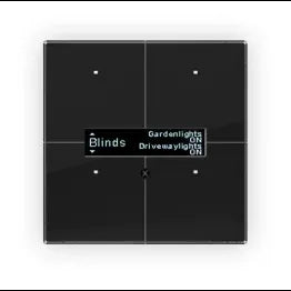 O-LED Touch Panel - Sort glas