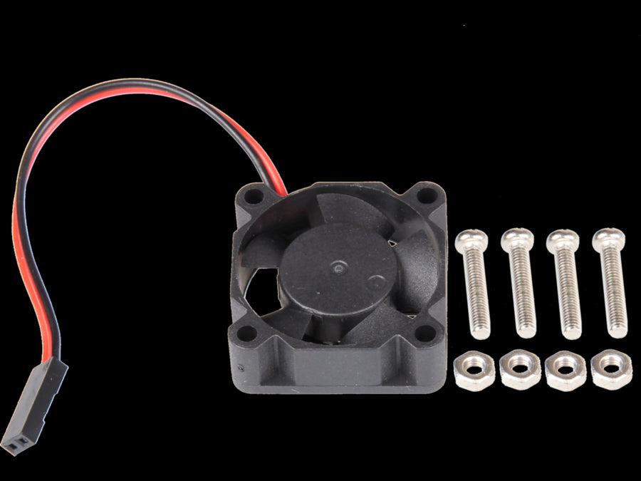 DC blæser - 30x30x10mm 5Vdc / 0,6W, 2 ledn.