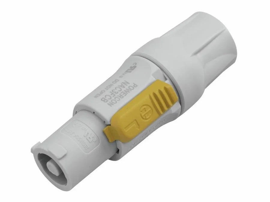 PowerCon, 3pol stik, strøm-ud (skrueterminaler)