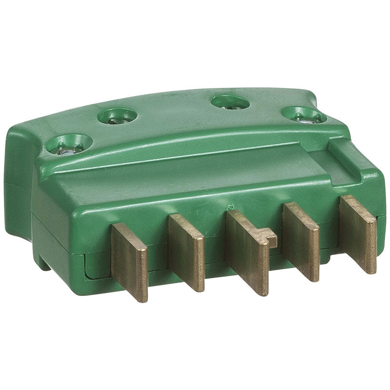 Stikprop 3P+N+J lige ekstra forstærket 440V - grøn