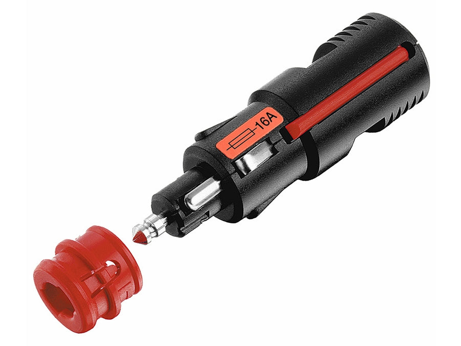 Sikkerheds cigartænderstik, m. sikringsholder (16A)