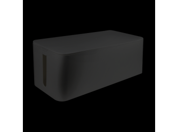 Kabelskjuler boks - 407x157x133mm, Sort