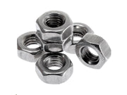 Møtrik, sekskantet - M2.5, forsinket stål, H2mm (100 stk.)