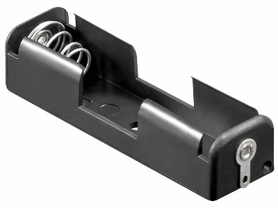 Batteriholder til 1xAA bat. (m. loddeflige)