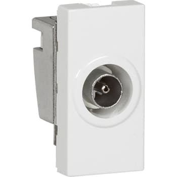 Mosaic enkelt TV stik, han, Ø9,52 mm