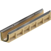 ACO V100S SEAL IN 1000 mm rende 0.0 med galv. karm, u/udløb/rist