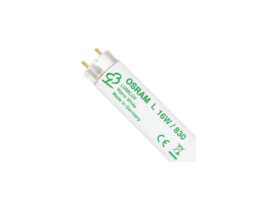 T8 Lysstofrør - 16W, 72cm G13, Varm Hvid (830)